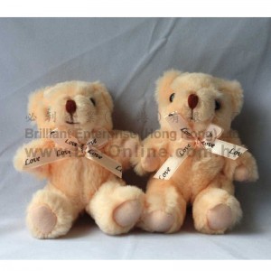 12cm 關節熊公仔 (粉橙色)